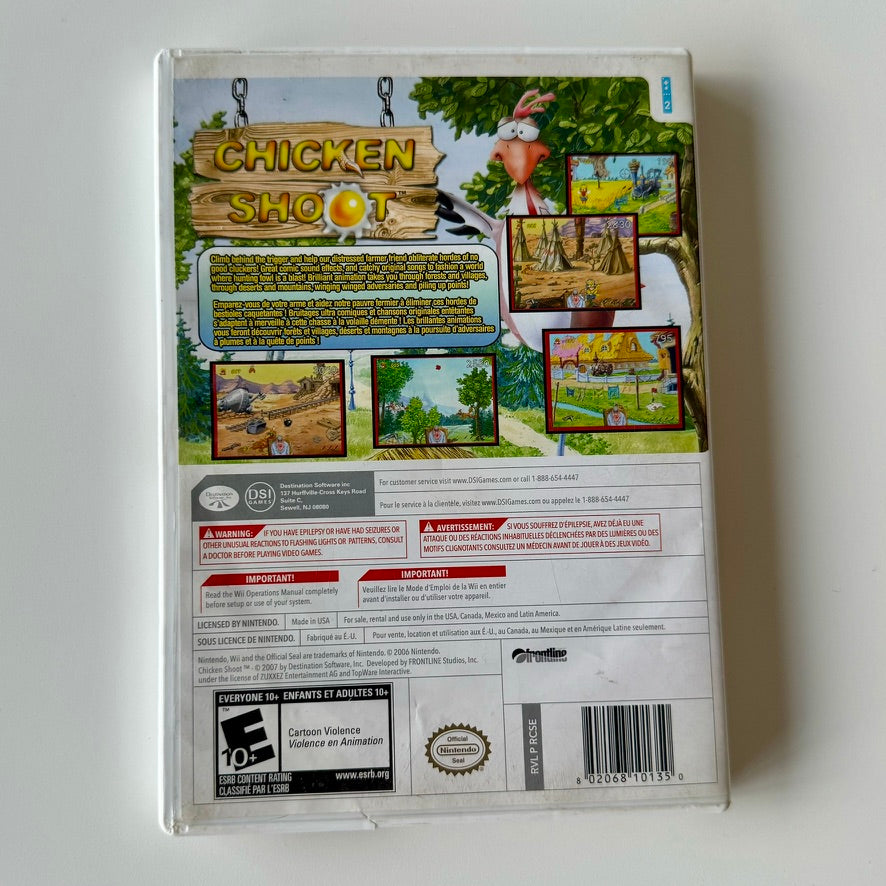 Chicken Shoot para Nintendo Wii Completo con Manual