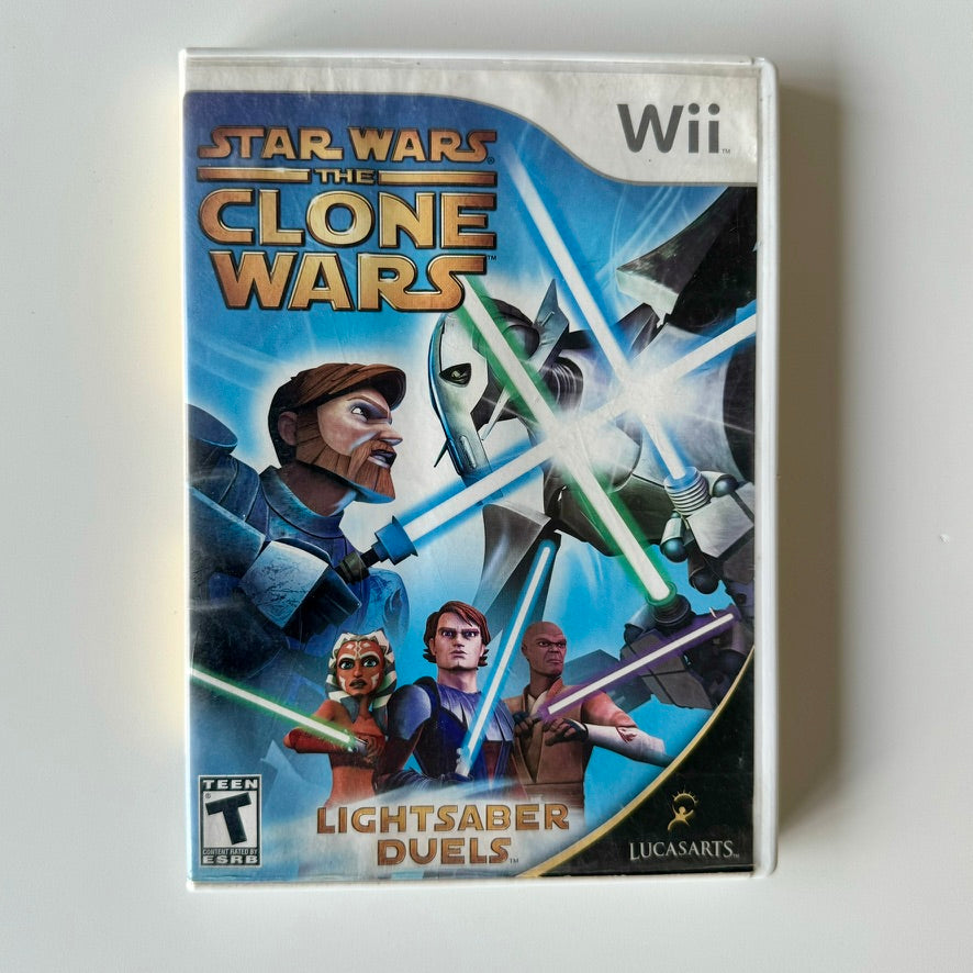 Star Wars The Clone Wars: Lightsaber Duels para Wii Completo con Manual