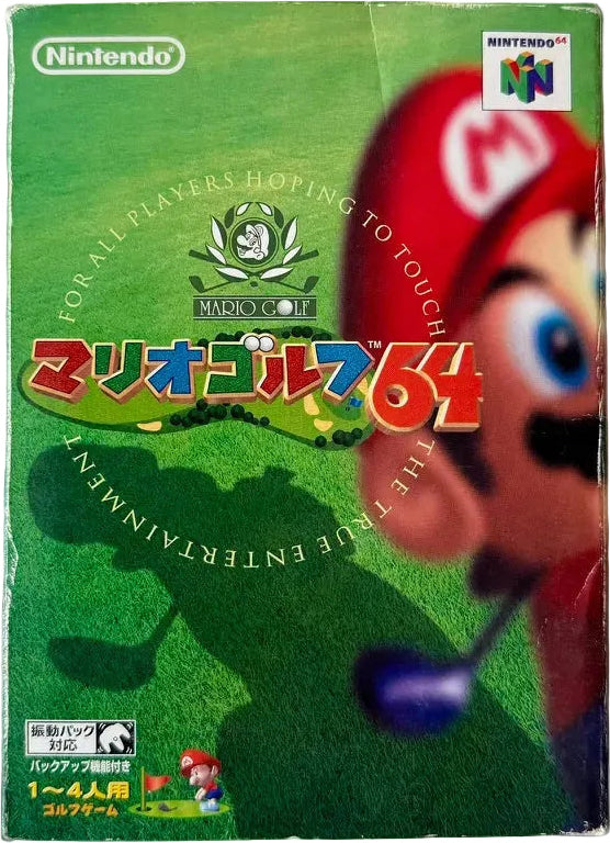 Mario Golf 64 Nintendo 64 Japonés Completo en Caja con Manual y Cartucho Original