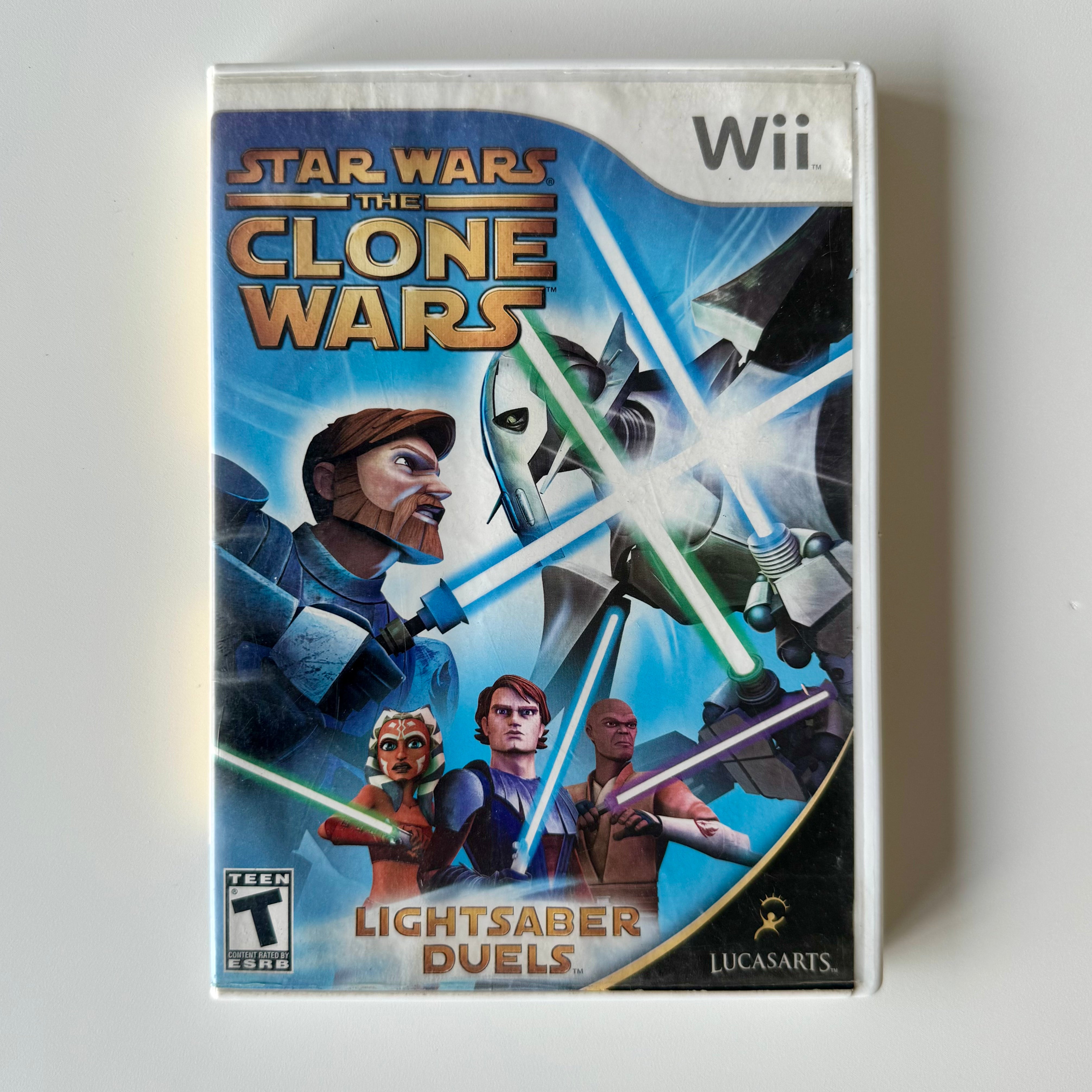 Star Wars The Clone Wars: Lightsaber Duels para Wii Completo con Manual