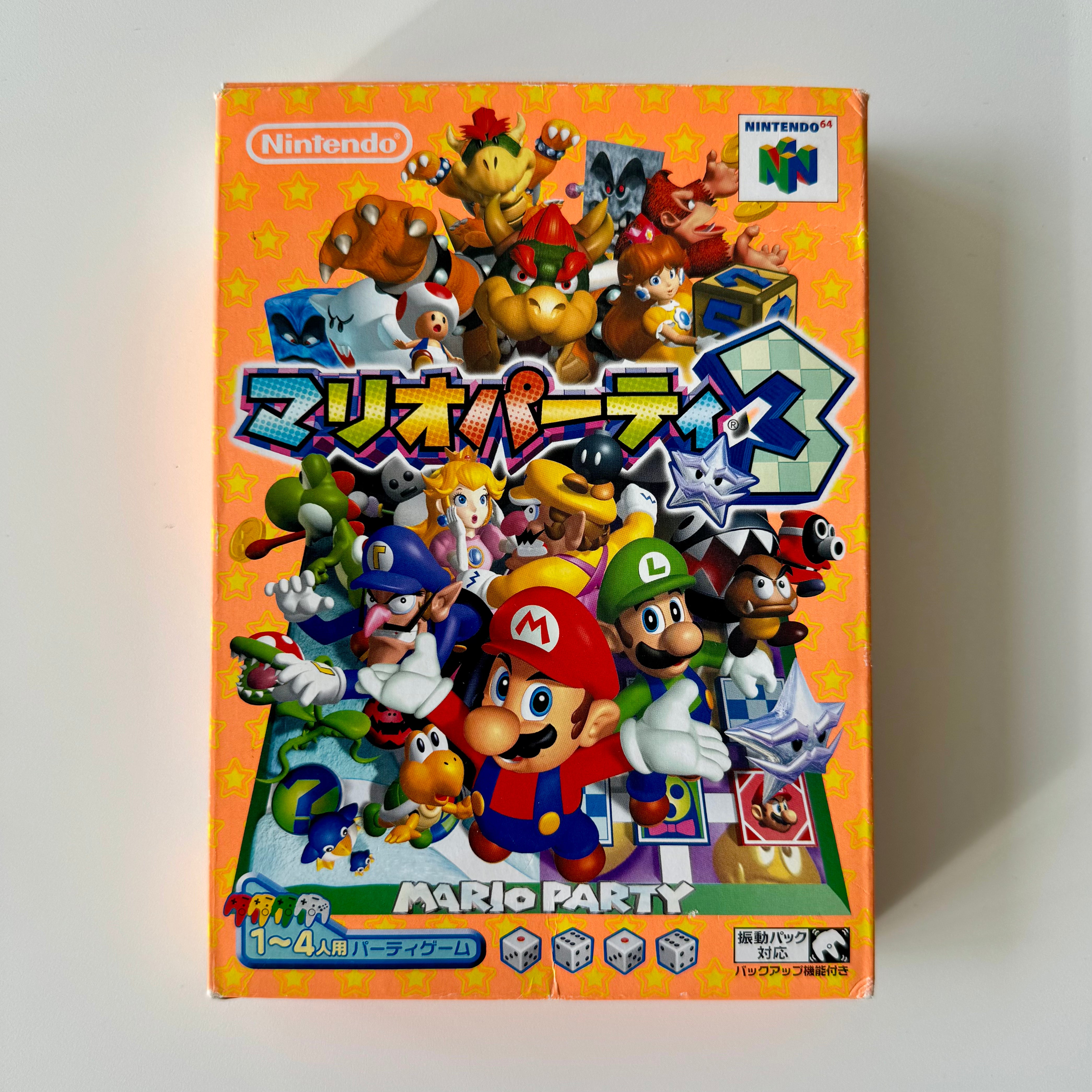 Mario Party 3 - Nintendo 64 Japonés NTSC-J CIB con Caja, Manual y Bandeja