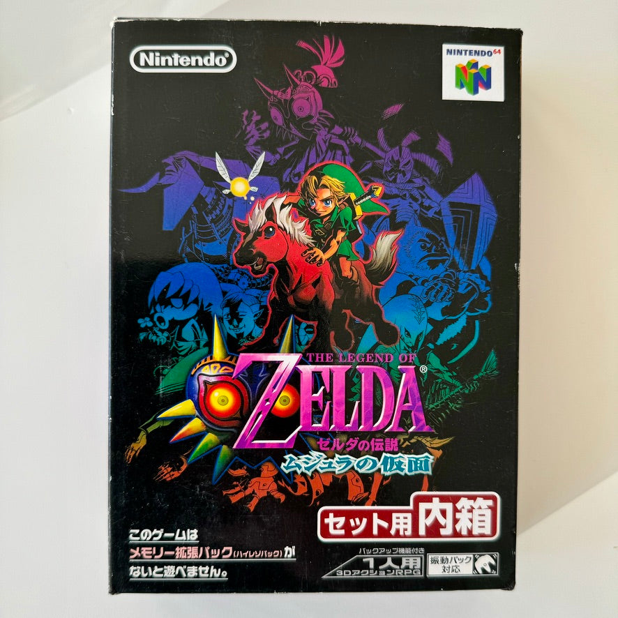 The Legend of Zelda: Majora’s Mask Nintendo 64 Japonés Completo en Caja con Expansion Pack Original