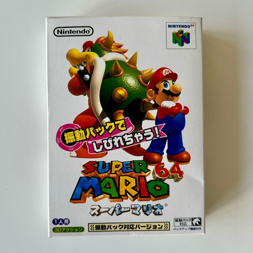 Super Mario 64 Japonés para Nintendo 64 N64 Completo en Caja CIB con Manual