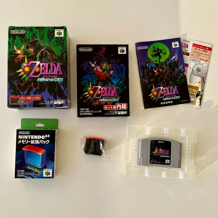 The Legend of Zelda: Majora’s Mask Nintendo 64 Japonés Completo en Caja con Expansion Pack Original