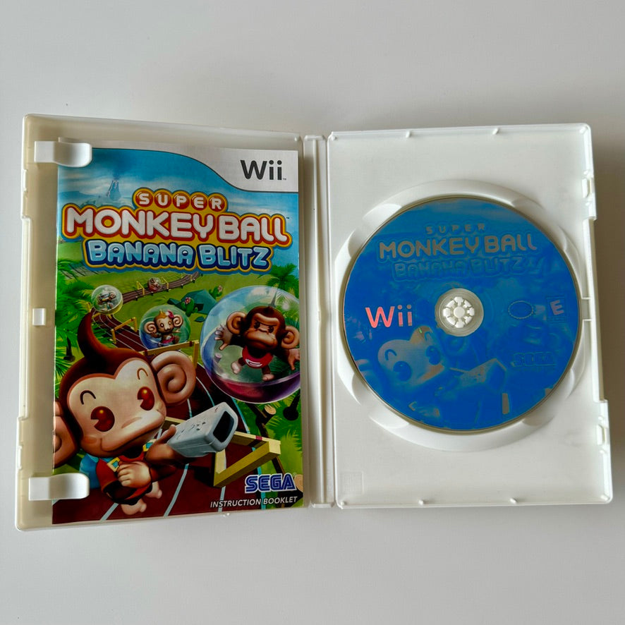 Super Monkey Ball: Banana Blitz para Nintendo Wii Completo con Manual