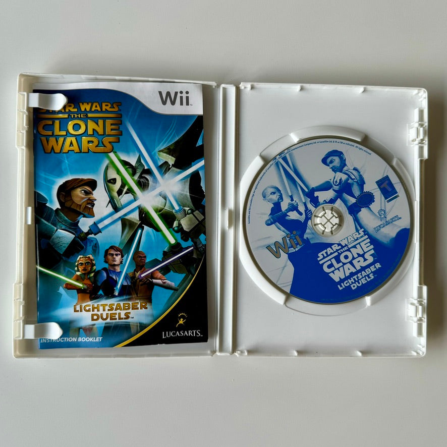 Star Wars The Clone Wars: Lightsaber Duels para Wii Completo con Manual