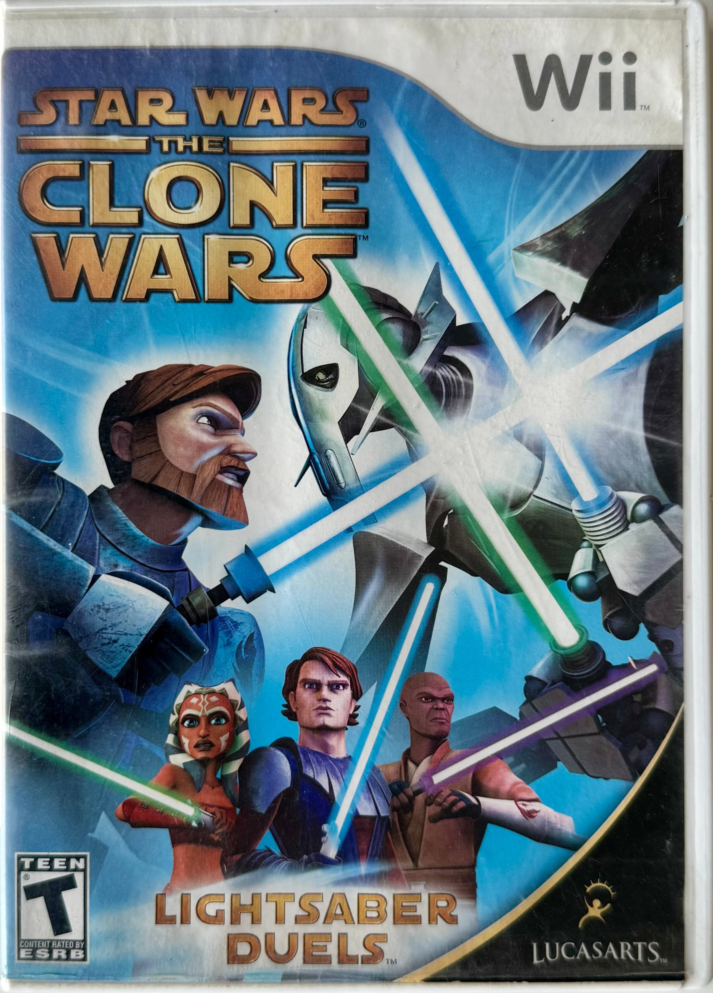Star Wars The Clone Wars: Lightsaber Duels para Wii Completo con Manual
