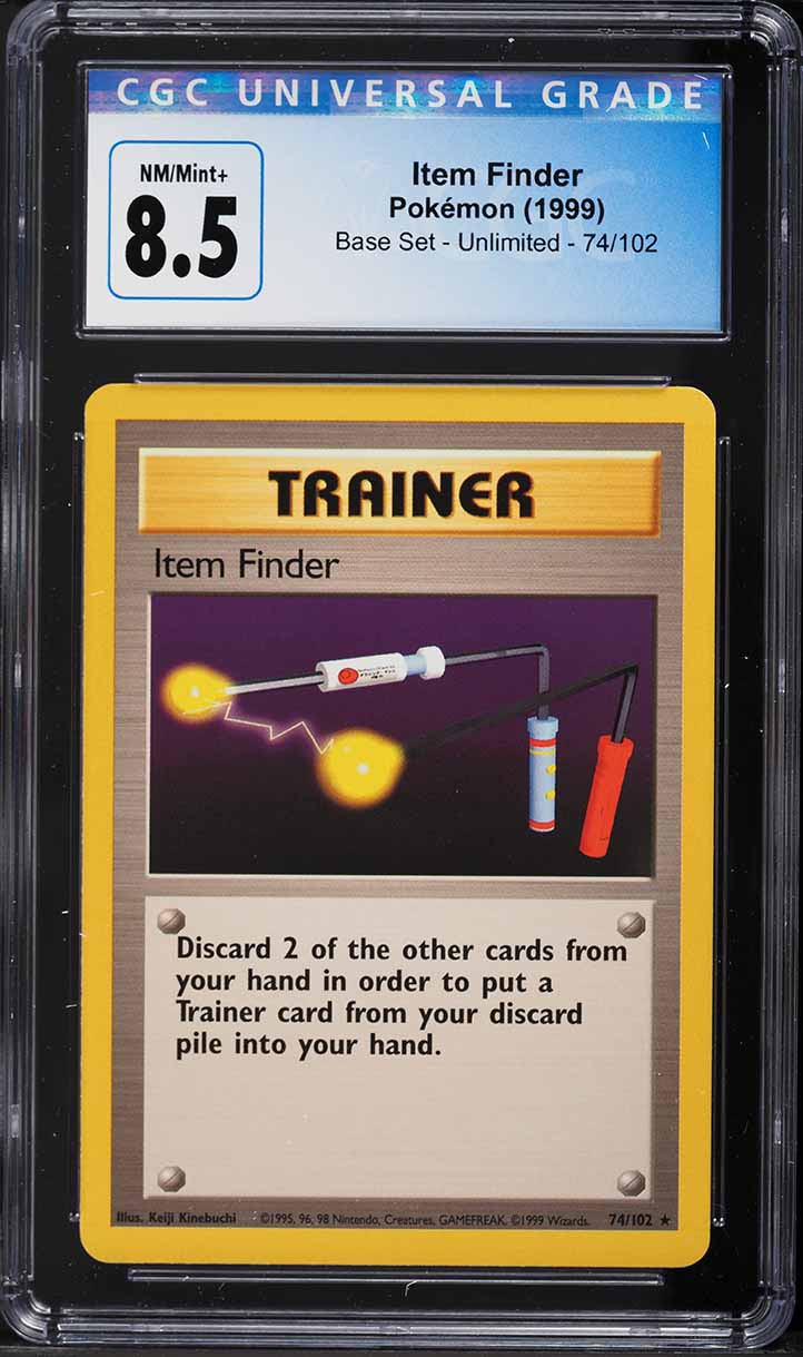 Item Finder (Buscador de Objetos) Base Set 1999 #74 - CGC 8.5 NM-MT+ (Pokémon TCG)