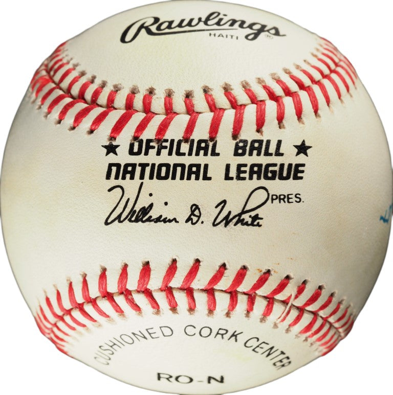 Pelota de Béisbol firmada por Hank Aaron, Pete Rose y Rickey Henderson - Autenticada por JSA (Multifirma)